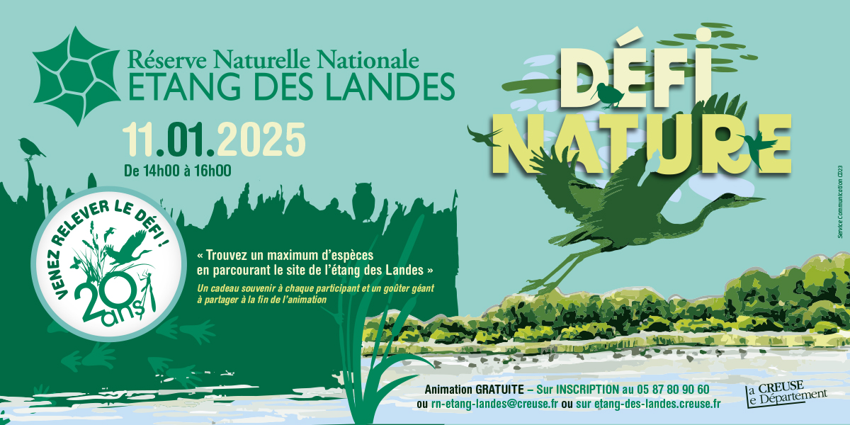 Pour ses 20 ans, la Réserve naturelle nationale vous invite à un défi nature